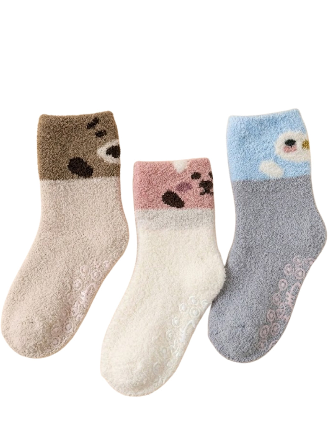 Cdeck Kids Premium Hair Wool Socks | Soft & Warm Winter Socks for Boys & Girls | 3 Pack | 0–4 Years | Multicolor