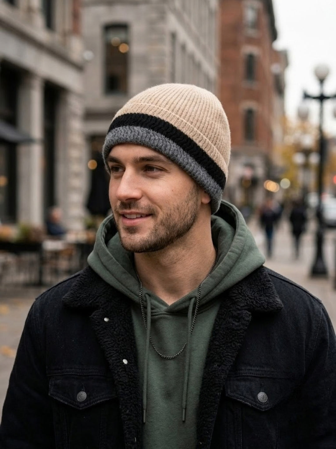 Cdeck Men’s Woolen Winter Cap | Soft, Warm & Comfortable Cap for Everyday Wear | Free Size | Brown