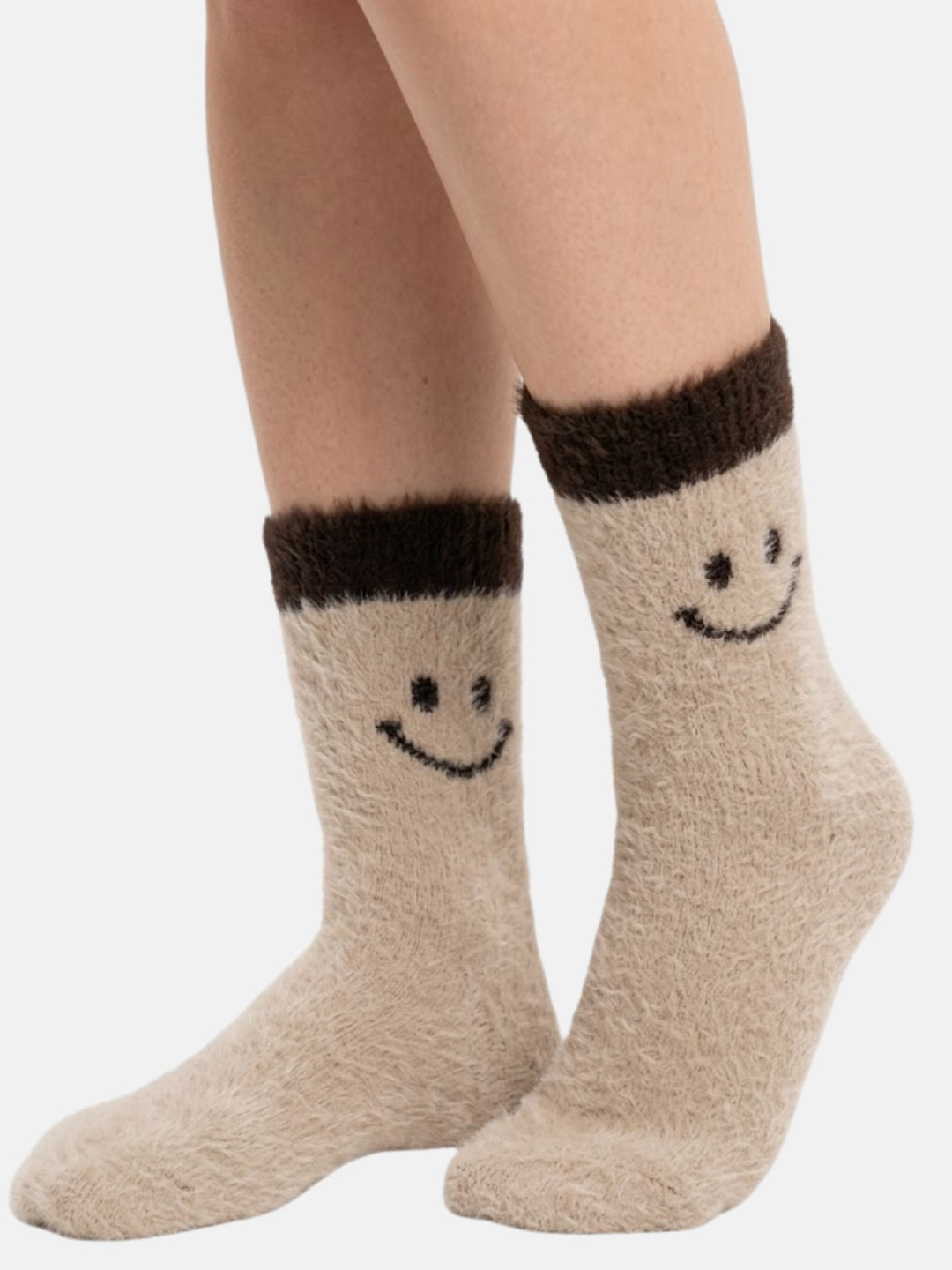 Cdeck Women’s Wool Socks | Soft & Warm Woolen Winter Socks | Free Size | Beige