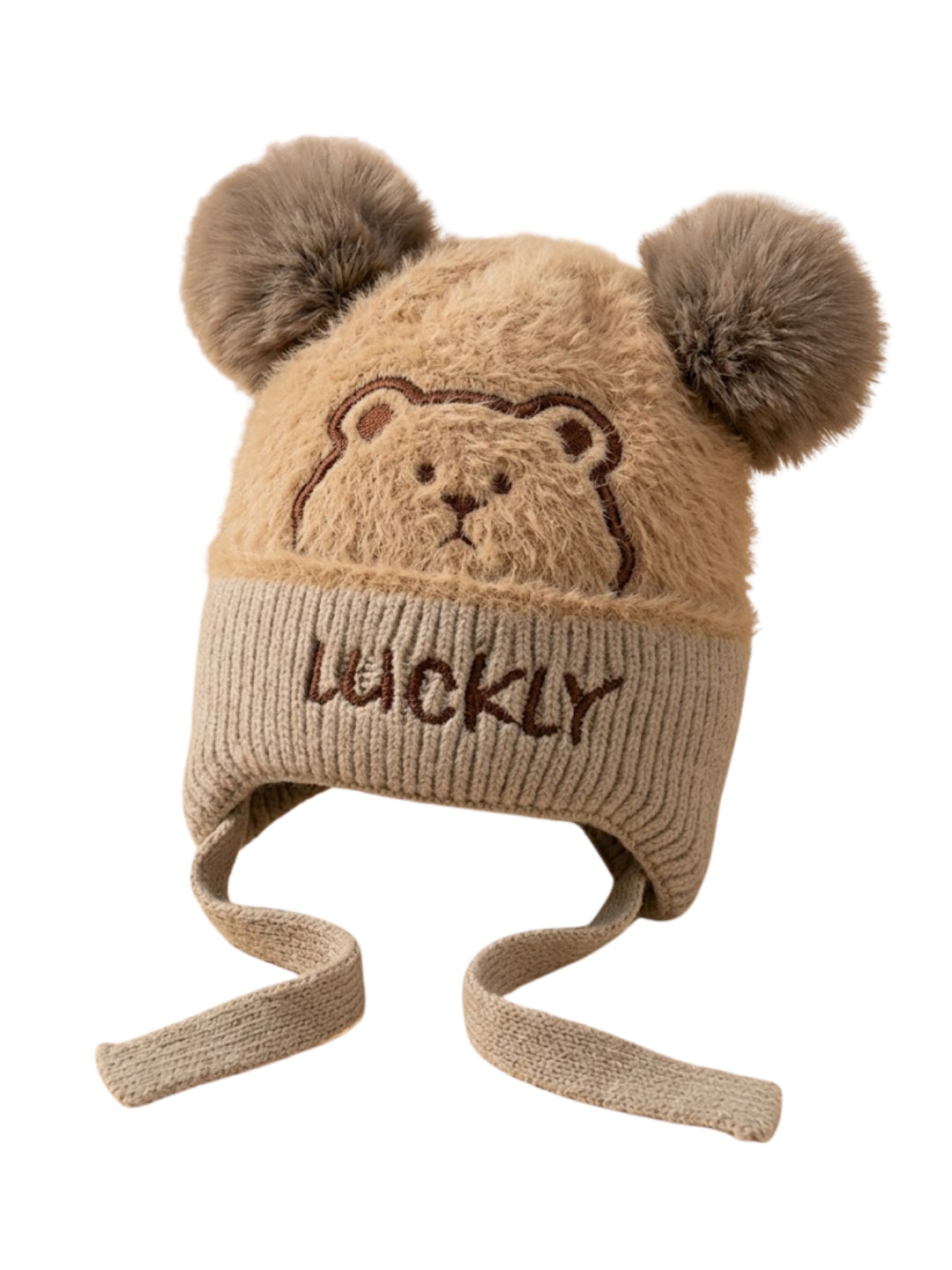 Cdeck Kids Woolen Winter Cap for Boys & Girls | Warm & Comfortable Winter Wear | 2–4 Years |Brown