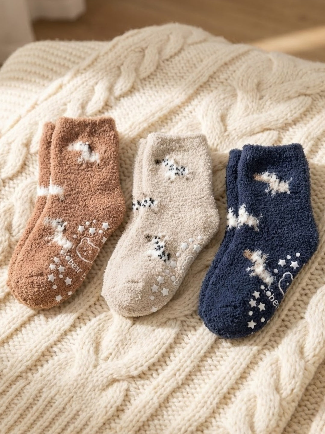 Cdeck Baby Woolen Socks for Boys & Girls | Soft, Warm & Comfortable Winter Socks | 0–3 Years