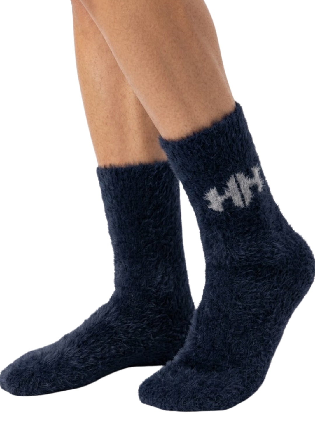Cdeck Men’s Hair Wool Winter Socks | Single Pair | Soft, Warm, Fuzzy & Stretchable | Comfortable Daily Wear | Navy Blue
