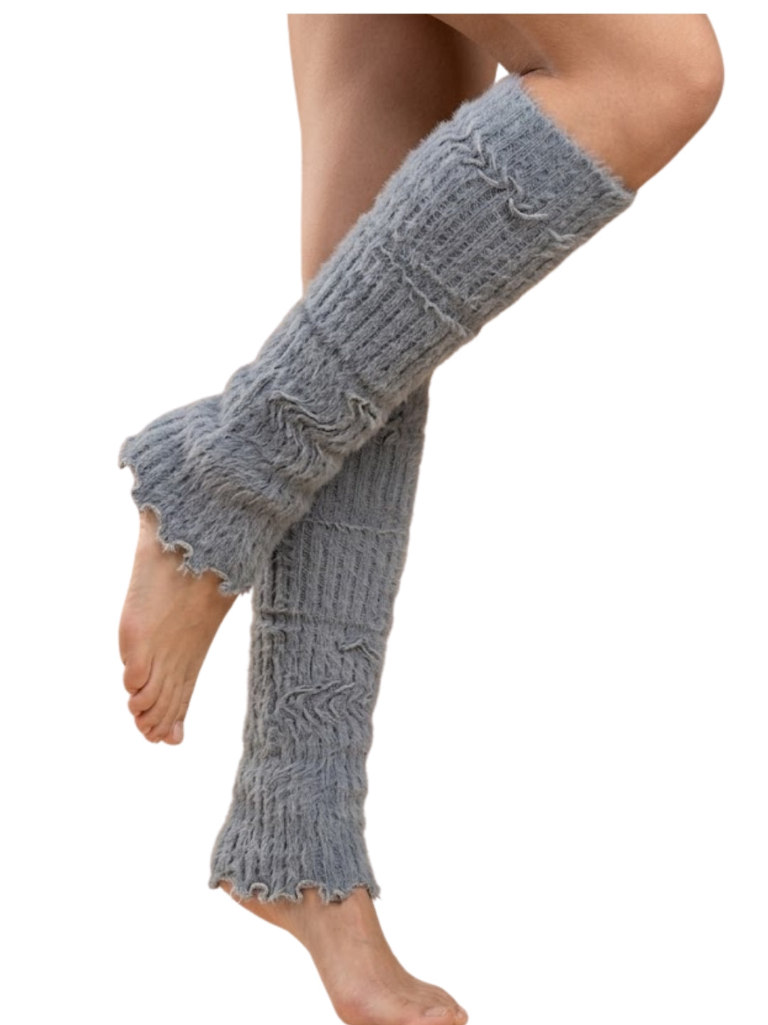 Cdeck Women’s Woolen Leg Warmers for Winter | Soft, Warm & Comfortable Leg Covers for Everyday Wear | Blue