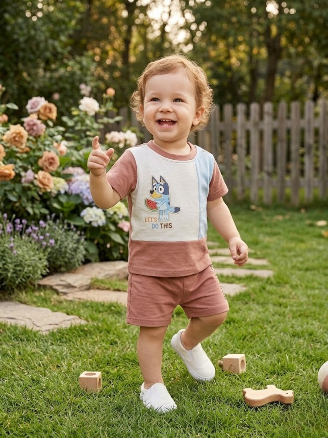 Cdeck Baby Cotton T-Shirt & Shorts Set | Half Sleeve, Soft & Comfortable Baby Wear