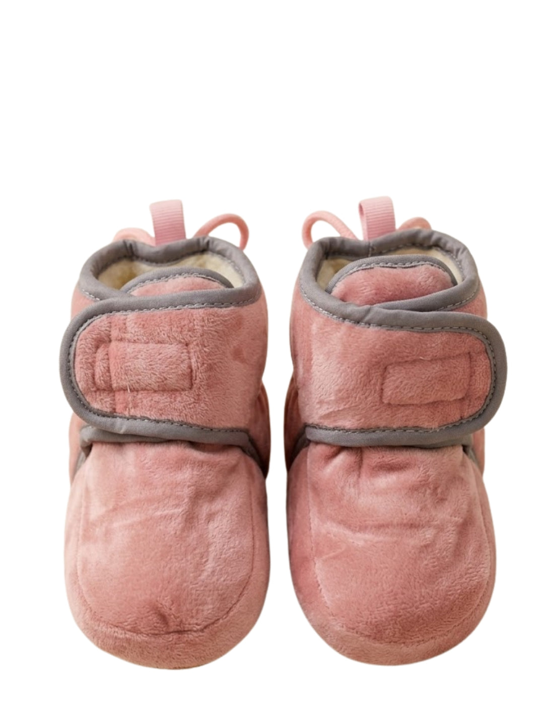 Cdeck Woolen Baby Booties for kids| Soft, Warm & Comfortable Winter Footwear | 3–9 Months | pink