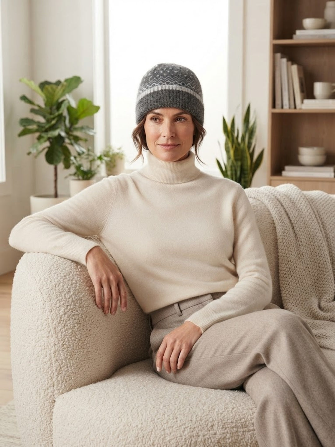 Cdeck Women Woolen Cap | Soft Knitted Winter Beanie for Women | Warm & Stylish Winter Wear | Free Size