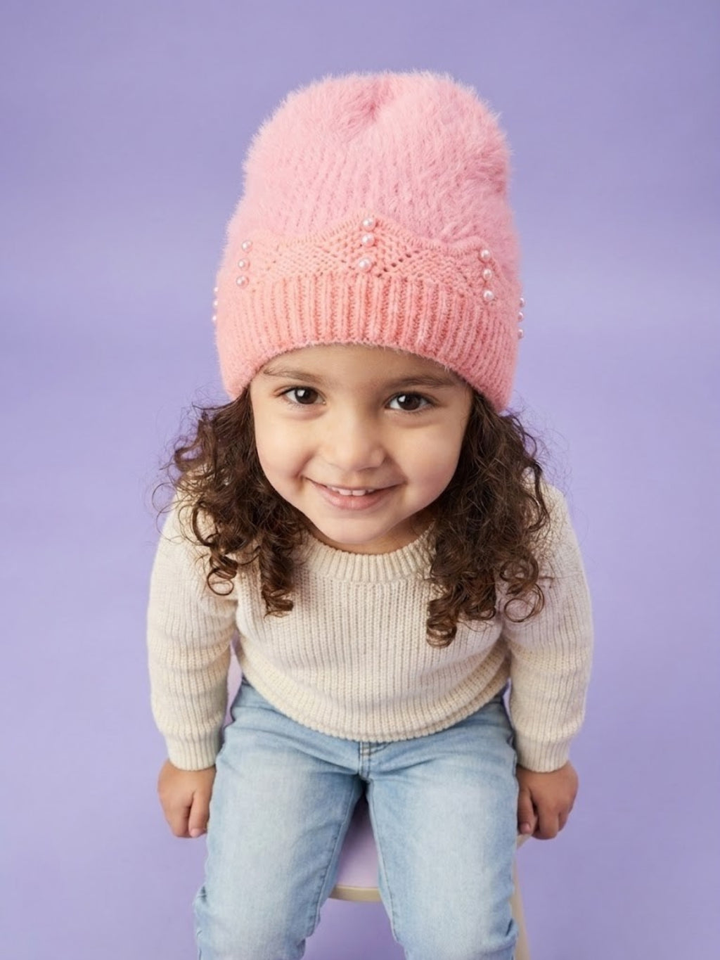 Cdeck Women's Woolen Winter Cap for Girls & Women