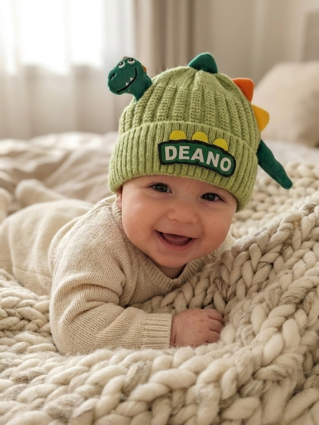 Cdeck Kids Woolen Cap for Boys & Girls | Soft, Warm & Comfortable Winter Wear | 1–2 Years