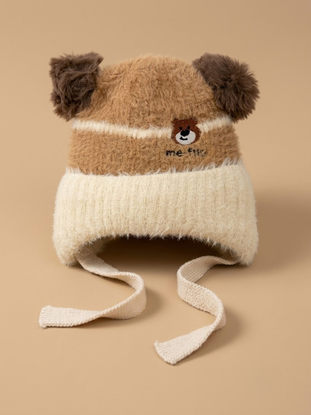 Cdeck Kids Woolen Winter Cap for Boys & Girls | Warm & Comfortable Winter Wear | 2–4 Years | Brown