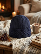Cdeck Men’s Woolen Winter Cap | Soft, Warm & Comfortable Cap for Everyday Wear | Free Size | Blue