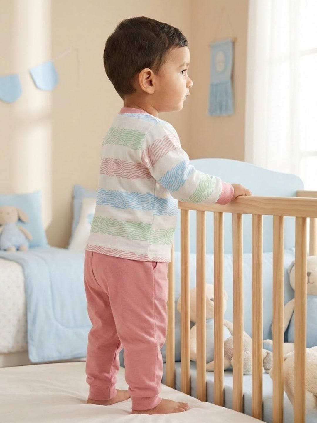 Cdeck Baby Full Sleeve T-Shirt & Pants Set | Comfortable & Stylish Baby Clothing
