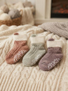 Cdeck Kids Winter Woolen Socks | Hair Wool Soft Warm Socks for Boys & Girls | 0–4 Years | Pack of 3 | Multicolor