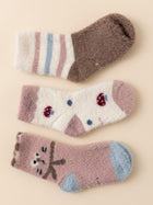 Cdeck Premium Rabbit Wool Winter Socks for Kids | Warm & Soft Fuzzy Socks for Boys & Girls | Age 2–12 Years | Multicolor Pack