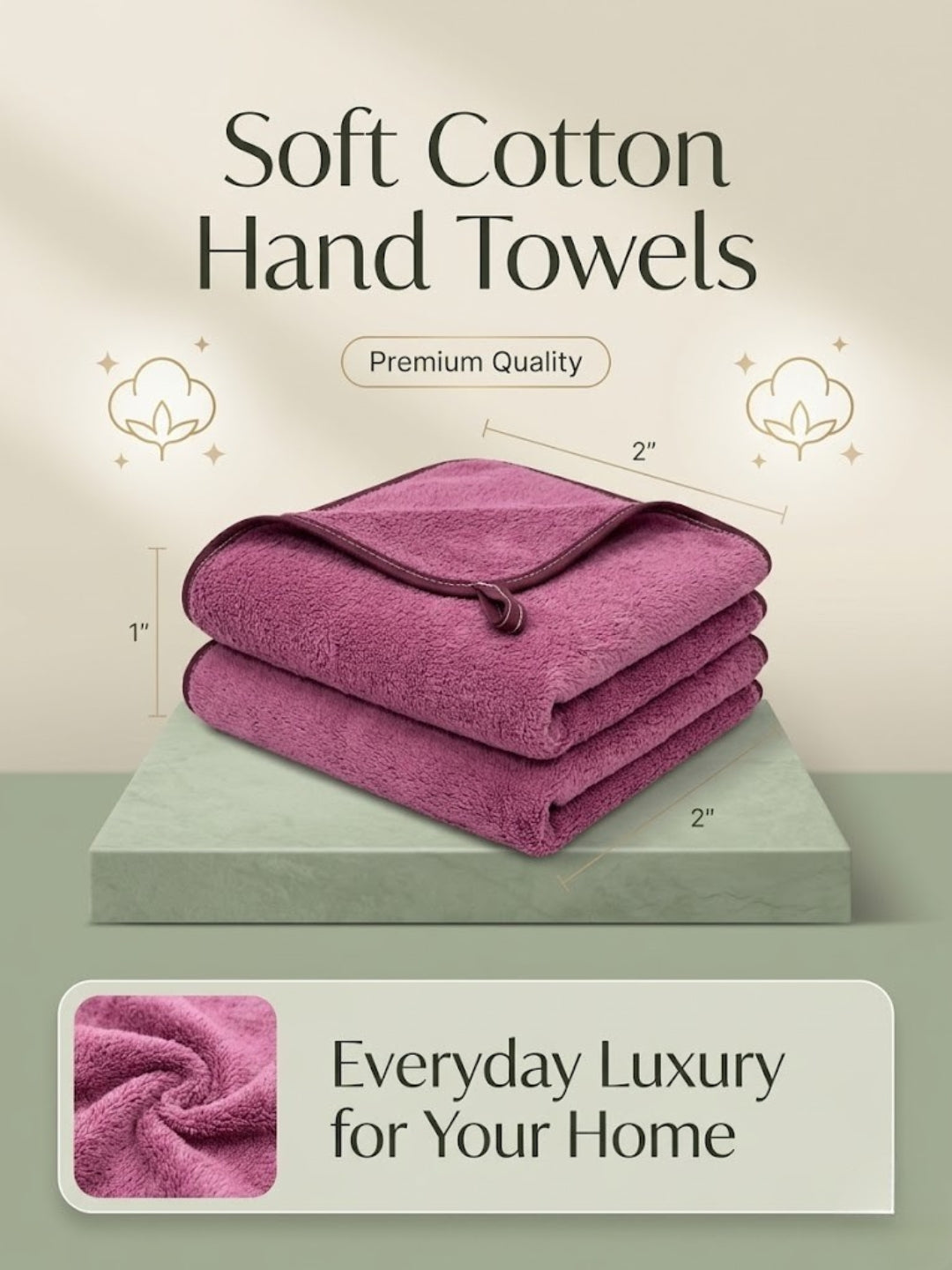 Cdeck Premium Cotton Hand Towel