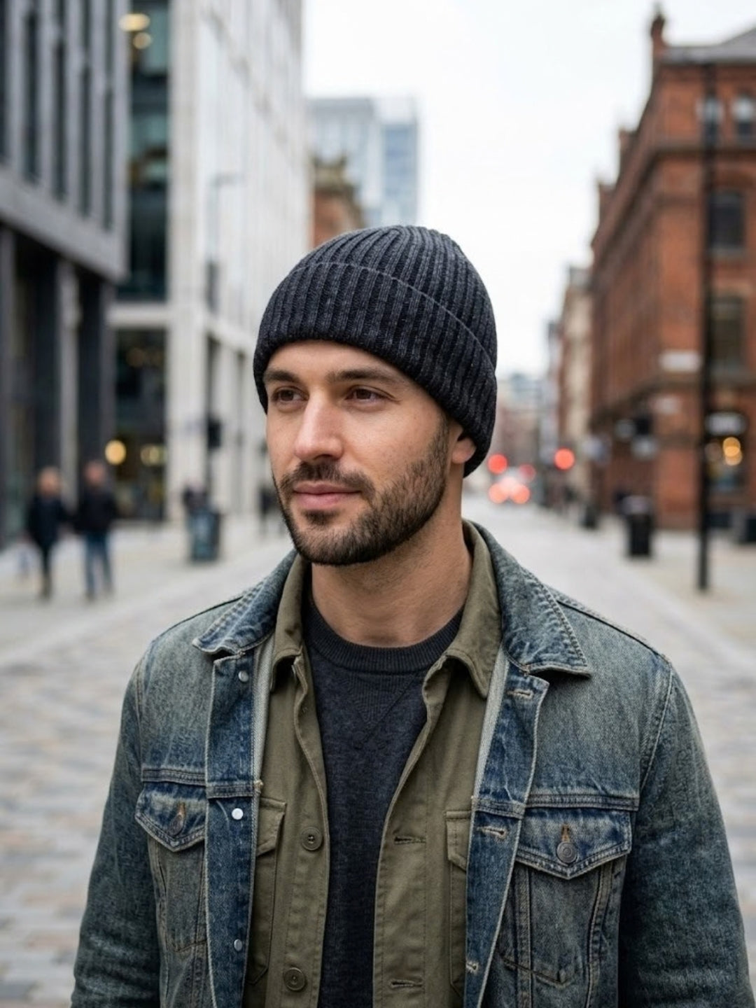 Cdeck Men’s Woolen Winter Cap | Soft, Warm & Comfortable Cap for Everyday Wear | Free Size | Black