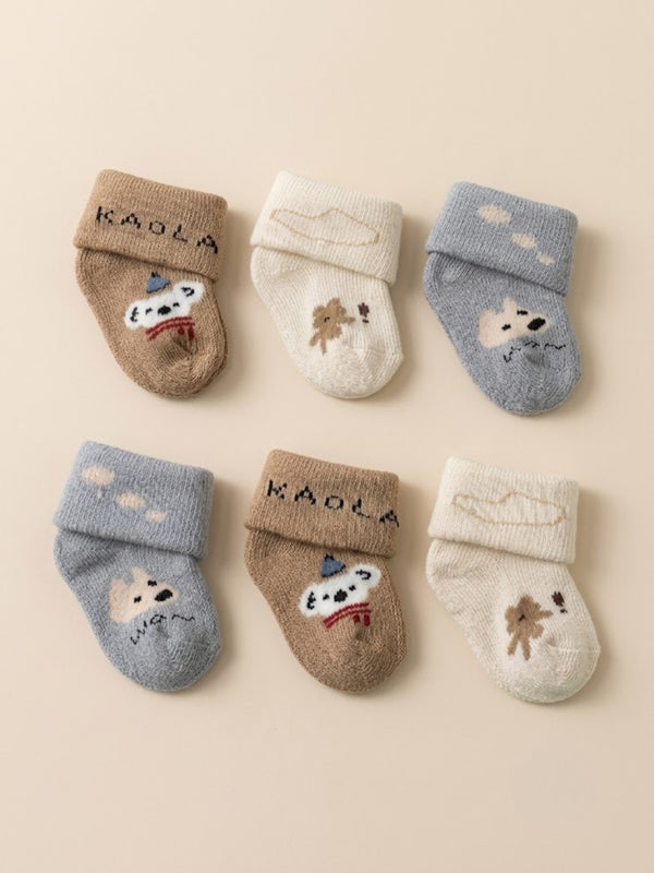 Cdeck Baby Kids Towel Cotton Socks | Soft, Comfortable & Absorbent | 0–12 Months