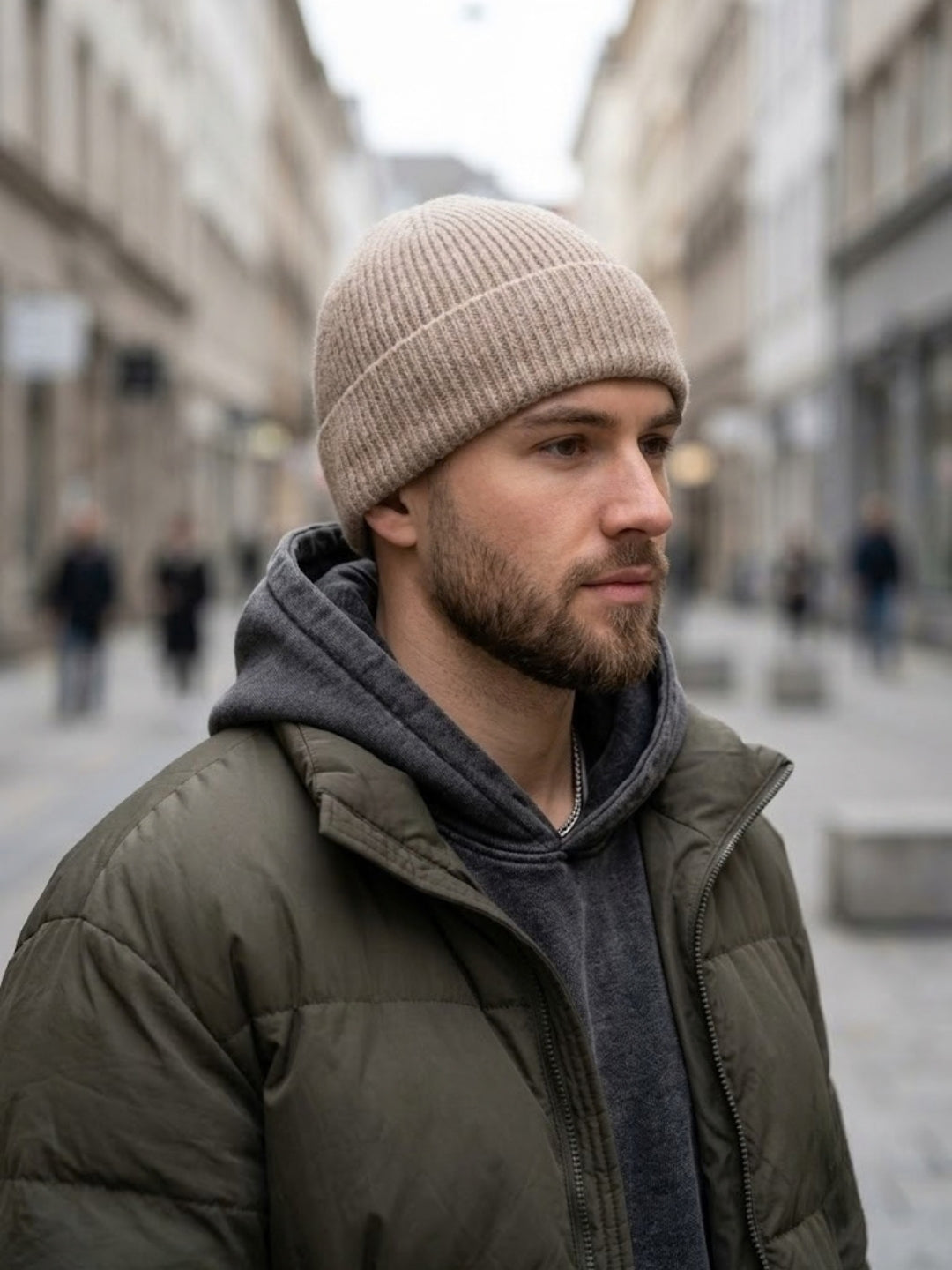 Cdeck Men’s Woolen Winter Cap | Soft, Warm & Comfortable Cap for Everyday Wear | Free Size | Brown