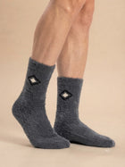 Cdeck Men’s Premium Hair Wool Winter Socks | Single Pair | Soft, Fuzzy, Warm & Comfortable Free Size | Dark Grey
