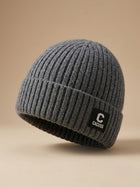 Cdeck Men’s Woolen Winter Cap | Ribbed Knitted Beanie | Free Size | Warm & Comfortable | Black