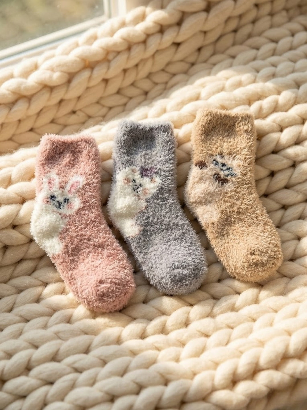Cdeck Baby Woolen Socks for Boys & Girls | Soft, Warm & Comfortable Winter Socks | 0–3 Years