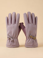 Cdeck Women’s Woolen Gloves | Warm & Stylish | Screen Friendly | Full-Finger | Free Size | Pink
