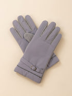 Cdeck Women’s Woolen Gloves | Warm & Stylish | Screen Friendly | Full-Finger | Free Size | Grey