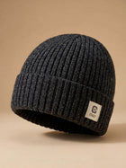 Cdeck Men’s Woolen Winter Cap | Ribbed Knitted Beanie | Free Size | Warm & Comfortable | Black