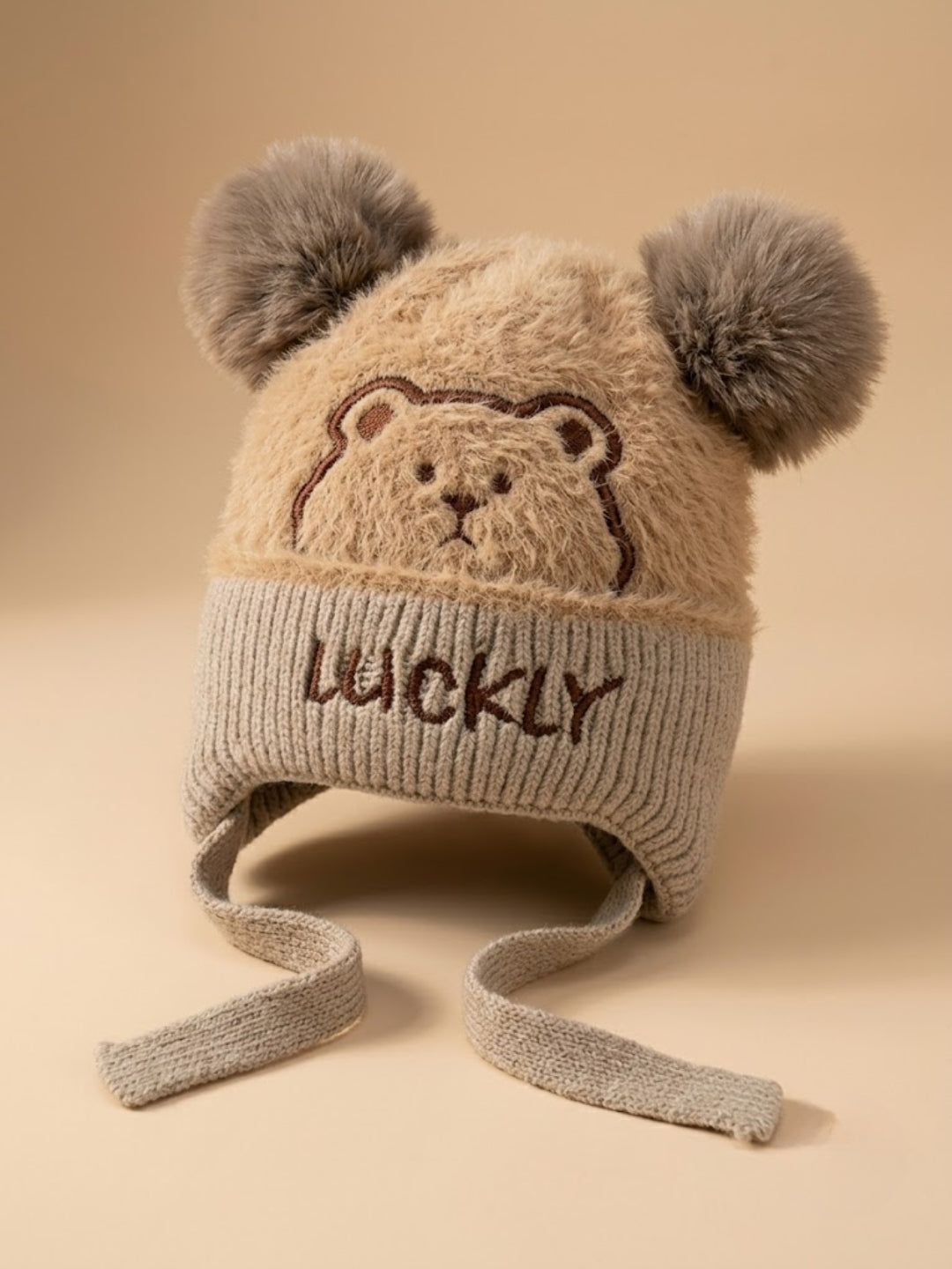 Cdeck Kids Woolen Winter Cap for Boys & Girls | Warm & Comfortable Winter Wear | 2–4 Years |Brown