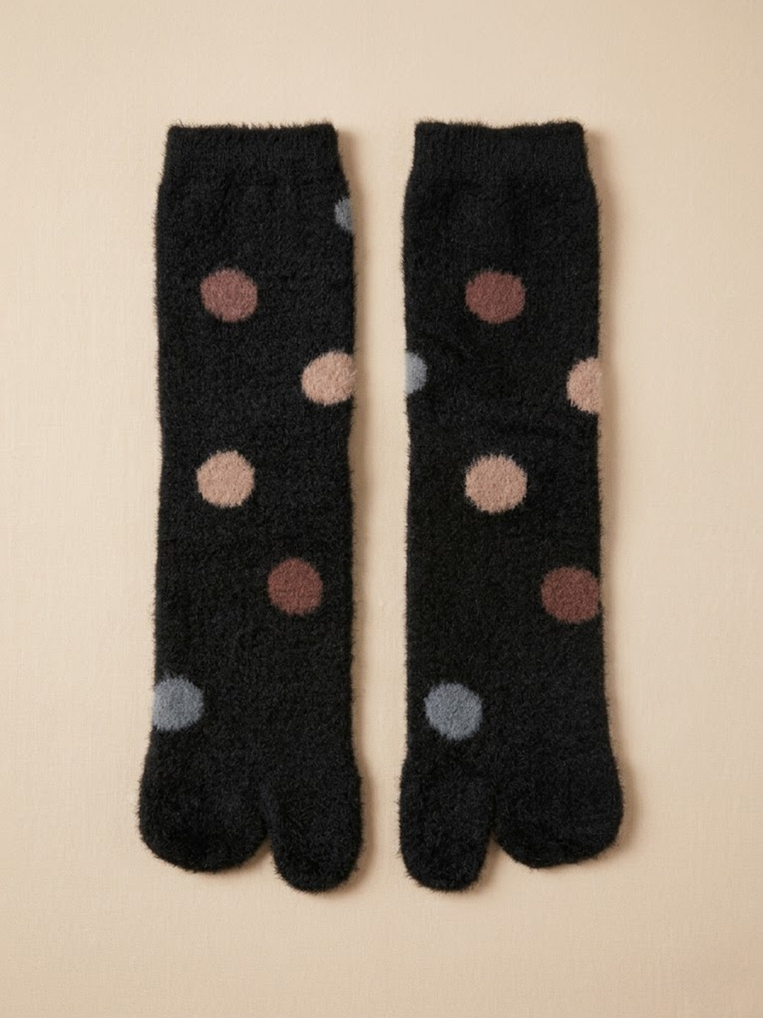 Cdeck Premium Warm Socks for Adult Women | Soft Cozy Rabbit Hair Wool Winter Socks for Everyday Wear | Black