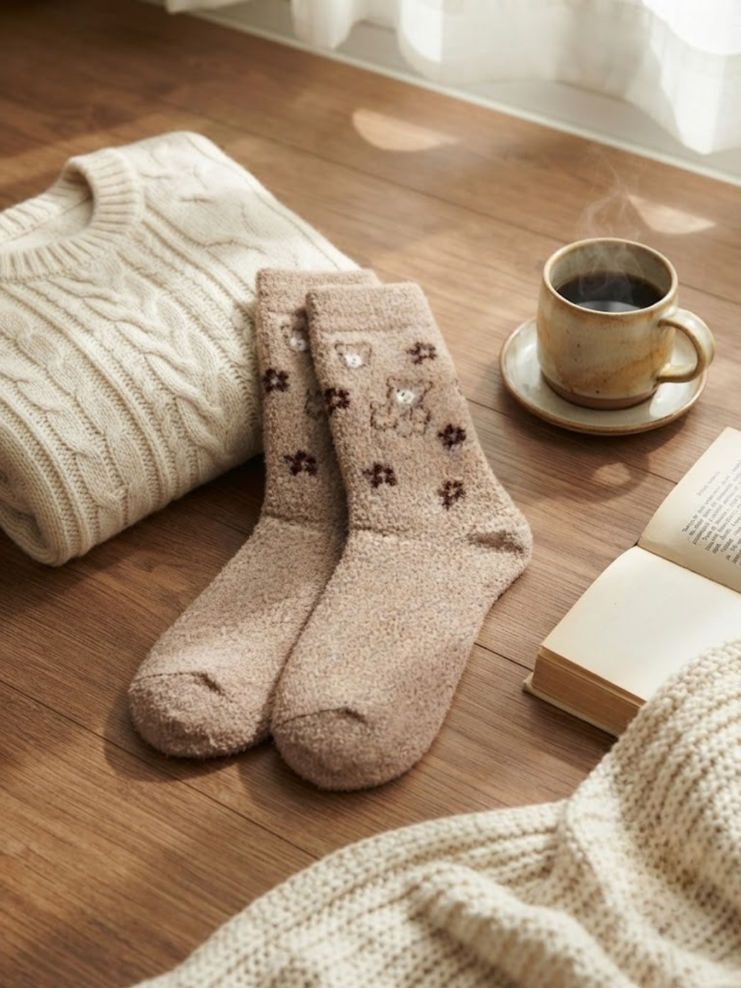 Cdeck Women’s Soft Wool Socks | Warm, Cozy & Cute Printed Winter Socks