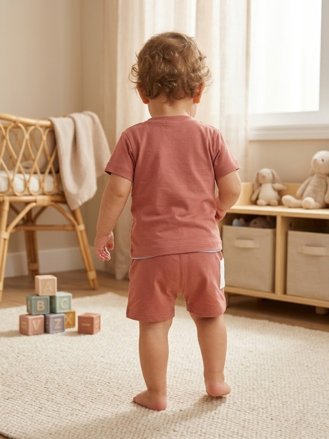 Cdeck Baby Cotton T-Shirt & Shorts Set | Half Sleeve, Soft & Comfortable Baby Wear