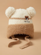 Cdeck Kids Woolen Winter Cap for Boys & Girls | Warm & Comfortable Winter Wear | 2–4 Years  | Beige