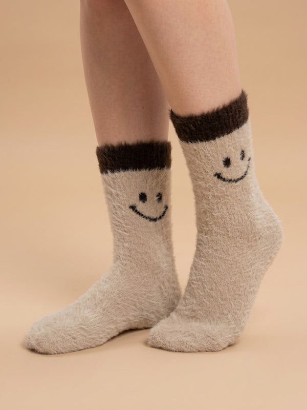 Cdeck Women’s Wool Socks | Soft & Warm Woolen Winter Socks | Free Size | Beige