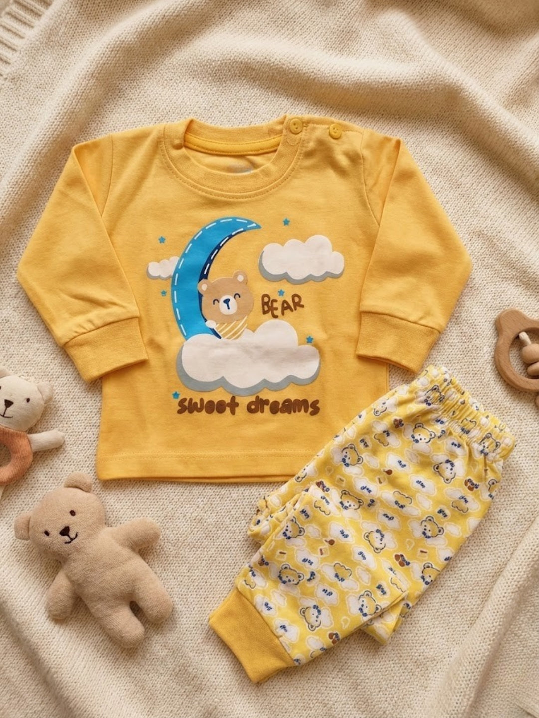 Cdeck Baby Full Sleeve T-Shirt & Pants Set | Soft, Comfortable & Stylish