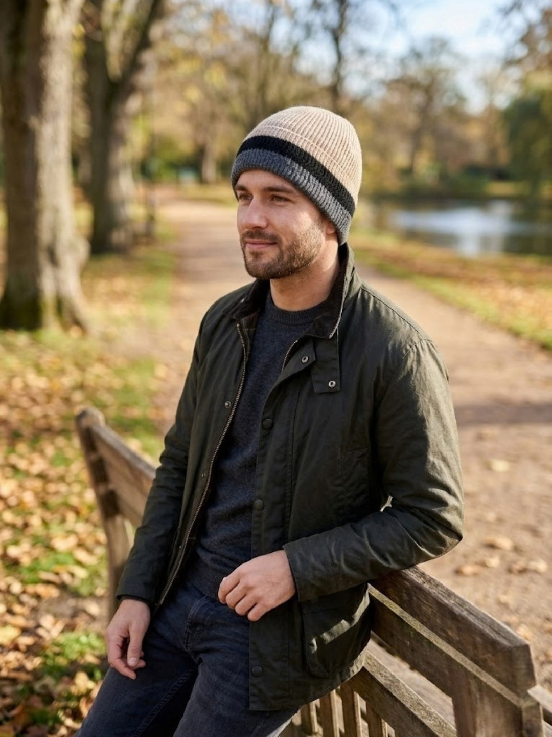 Cdeck Men’s Woolen Winter Cap | Soft, Warm & Comfortable Cap for Everyday Wear | Free Size | Brown