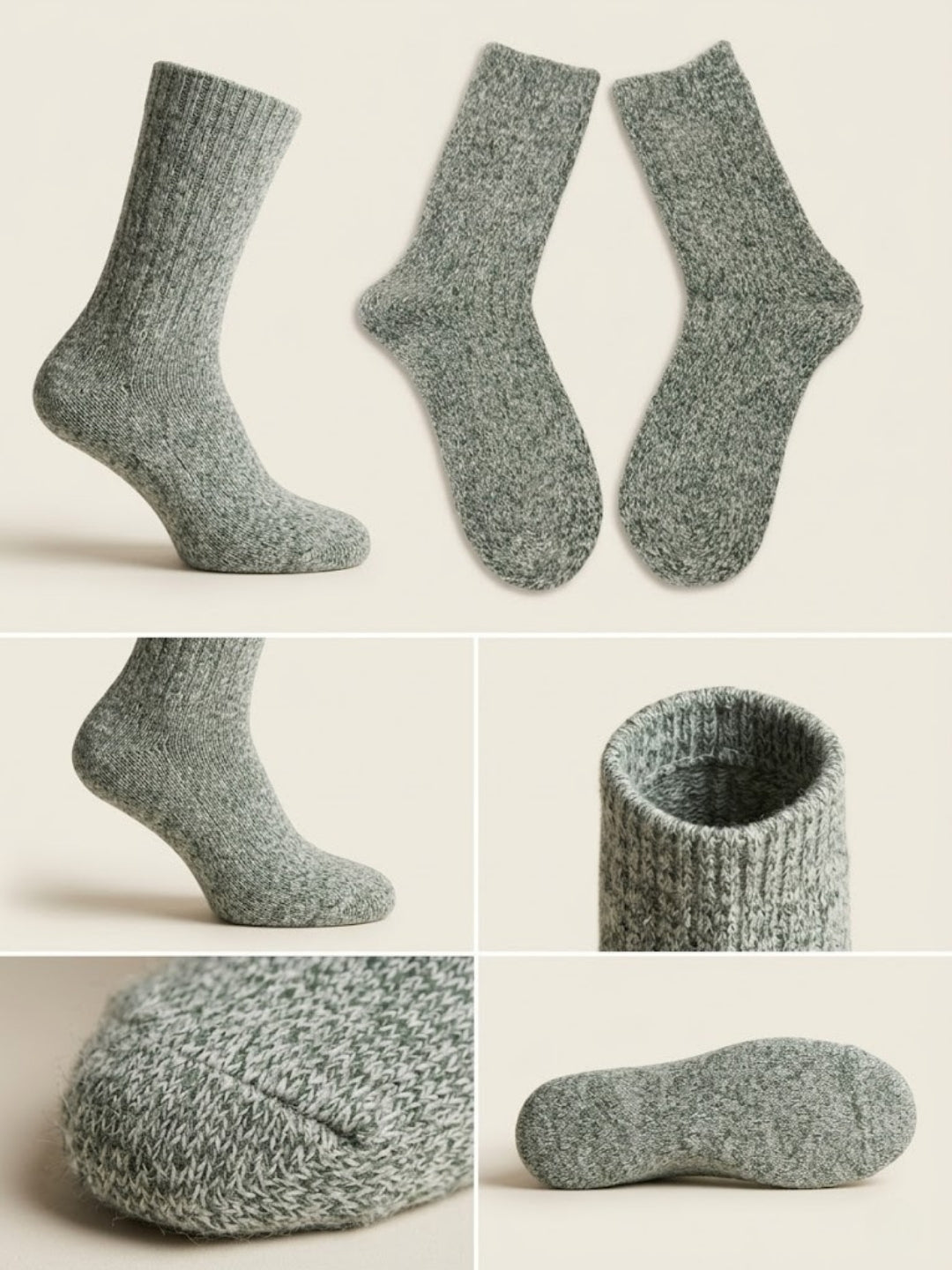 Cdeck Women’s Premium Fuzzy Socks – Soft Warm Winter Socks | Free Size | Green