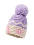 Cdeck Kids Woolen Winter Cap for Baby Girls | Soft, Warm & Comfortable | 1–2 Years