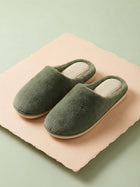 Cdeck Women’s Fuzzy Winter Slippers | Soft Plush  Slippers for Comfort & Warmth | Free Size | Green