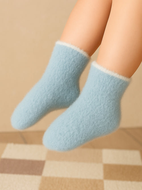 Cdeck Baby Woolen Socks for Boys & Girls | Soft, Warm & Comfortable Winter Socks | 0–2 Year