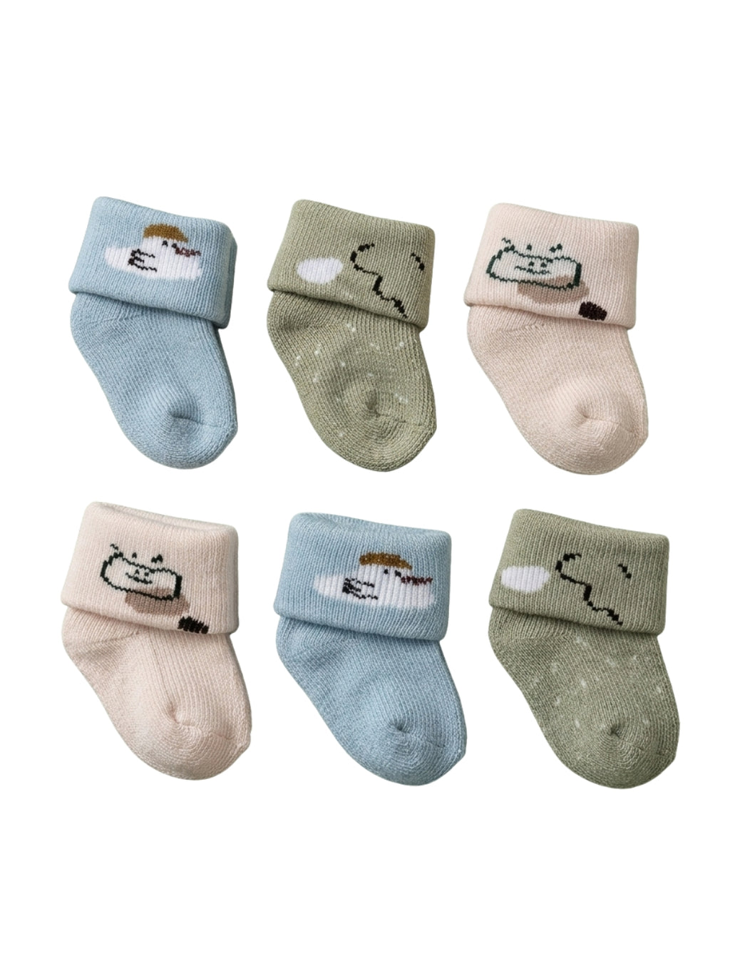 Cdeck Newborn Towel Socks