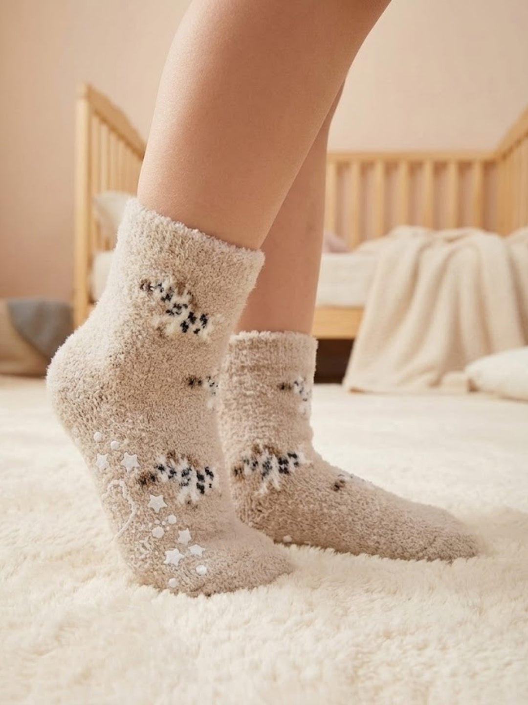 Cdeck Baby Woolen Socks for Boys & Girls | Soft, Warm & Comfortable Winter Socks | 0–3 Years