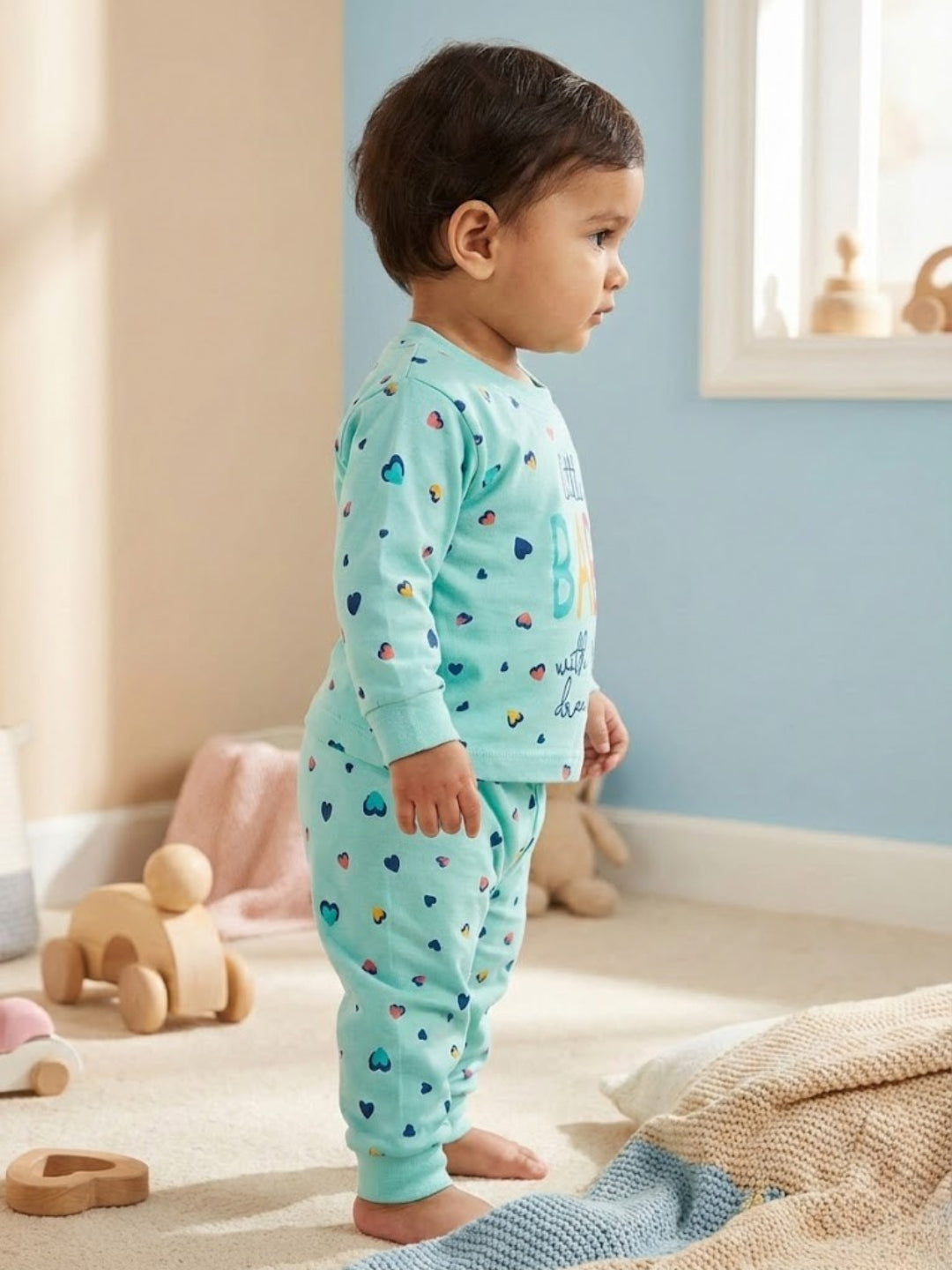 Cdeck Baby Full Sleeve T-Shirt & Pants Set | Soft, Comfortable & Stylish