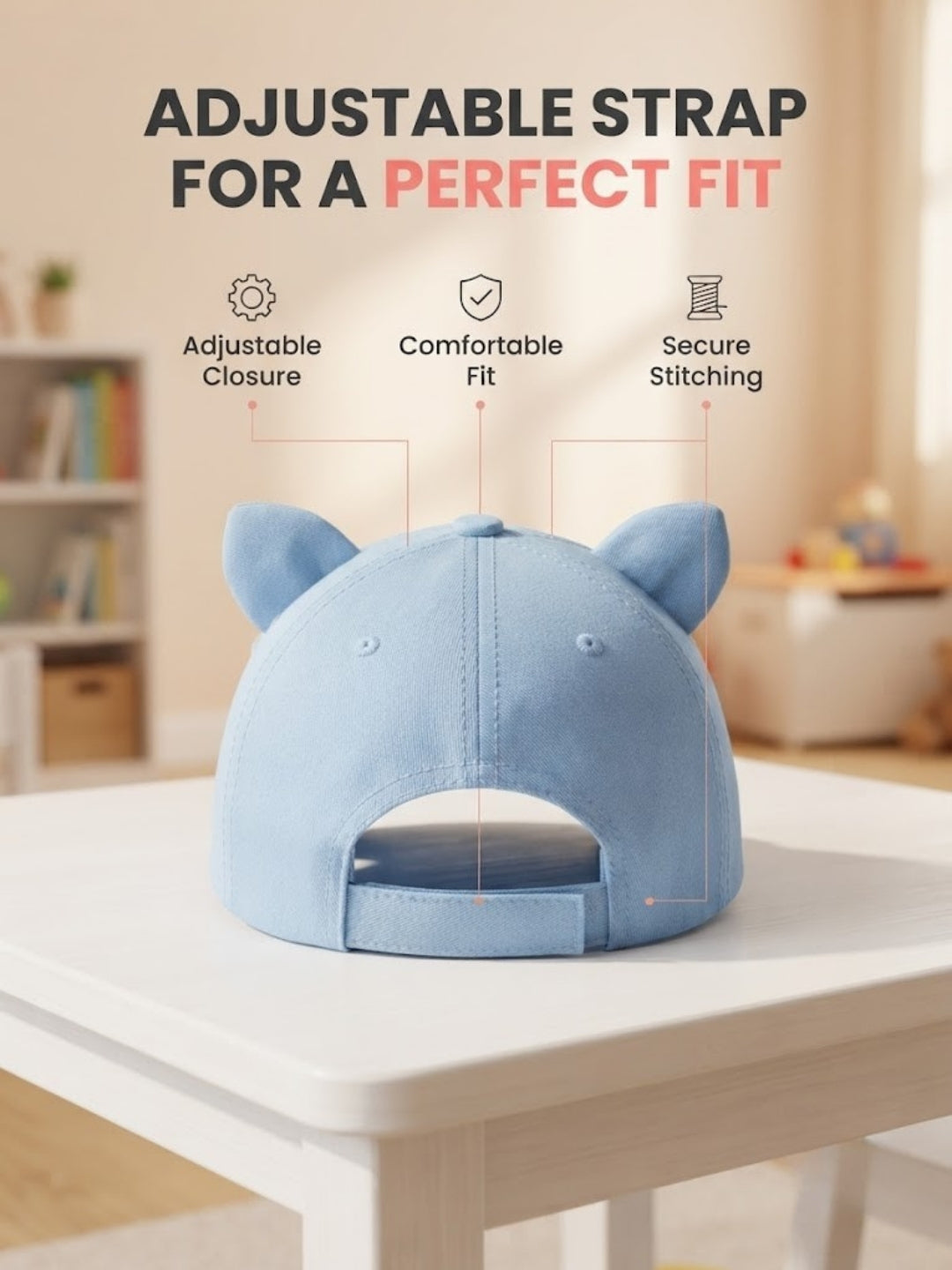 Cdeck Kids Cotton Cap for Boys & Girls