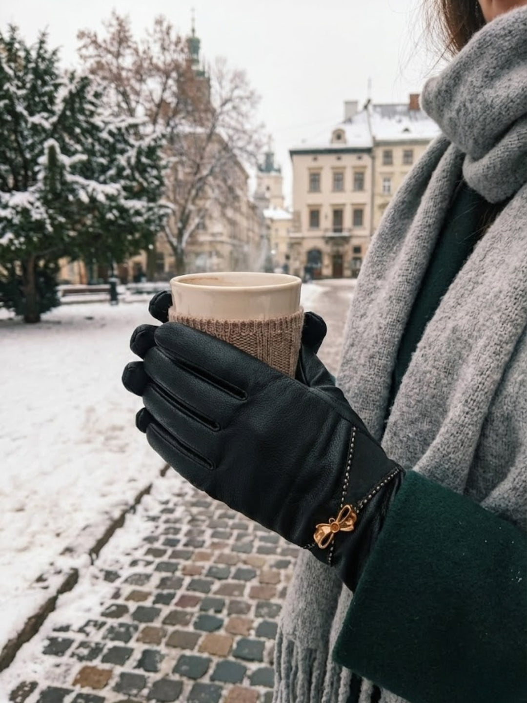 Cdeck Women Woolen Winter Gloves | Soft, Warm & Comfortable for Winter Wear