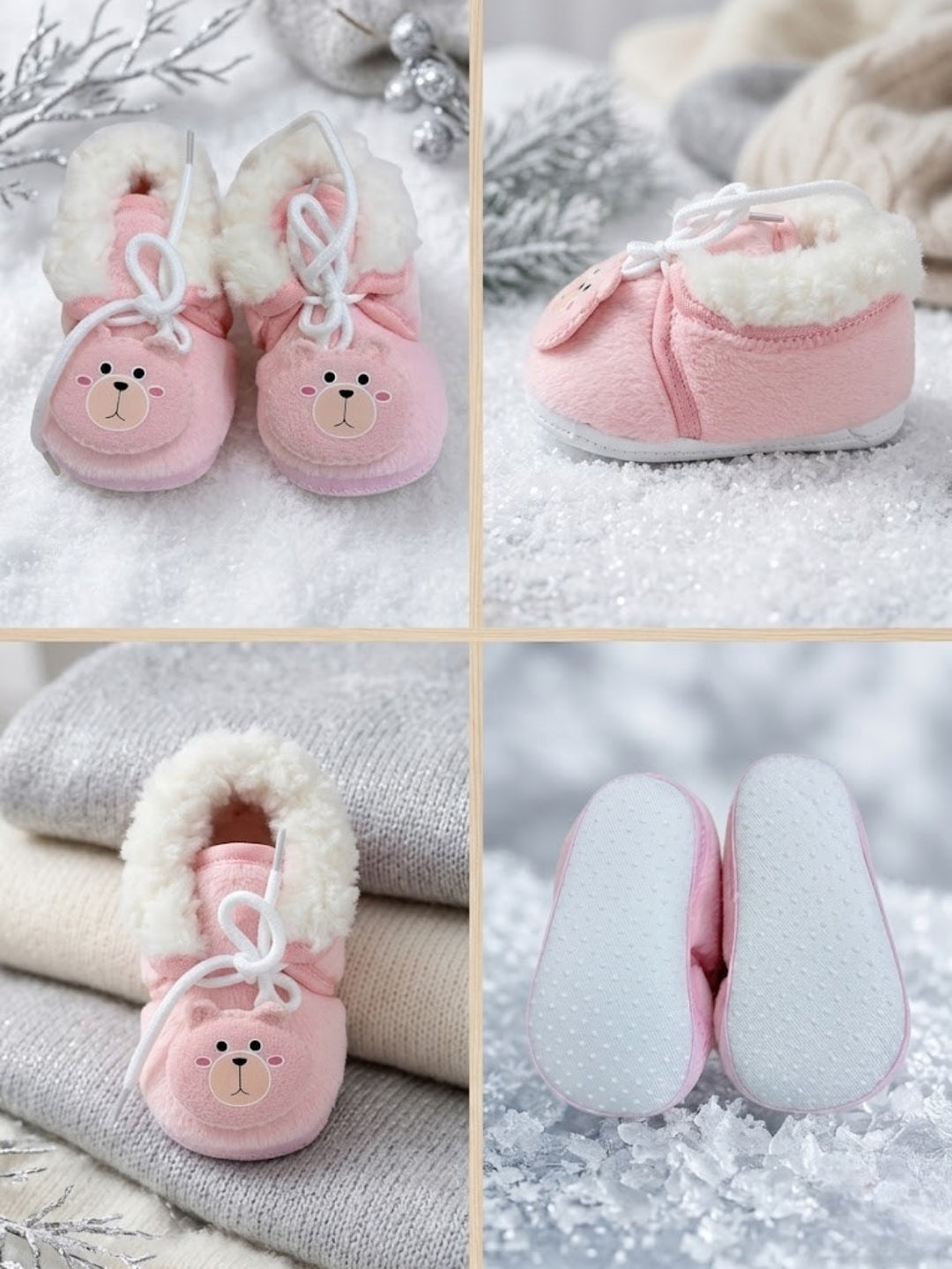 Cdeck Winter Booties for Kids | Warm, Soft & Comfortable | 3–18 Months