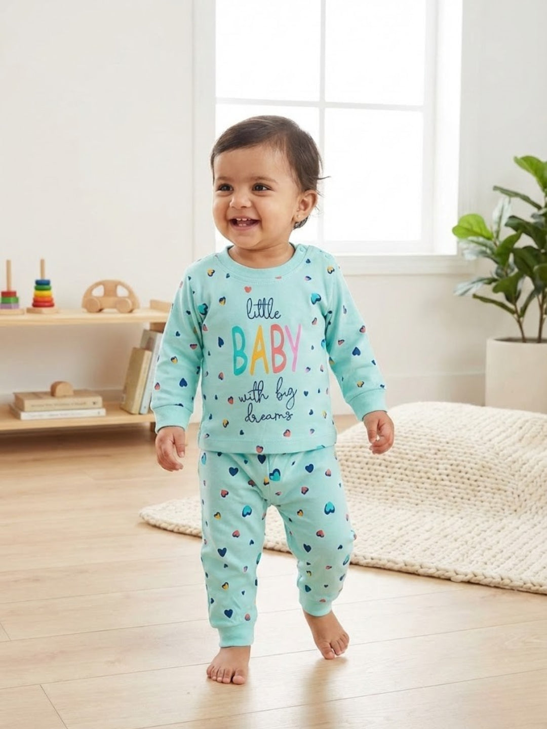 Cdeck Baby Full Sleeve T-Shirt & Pants Set | Soft, Comfortable & Stylish