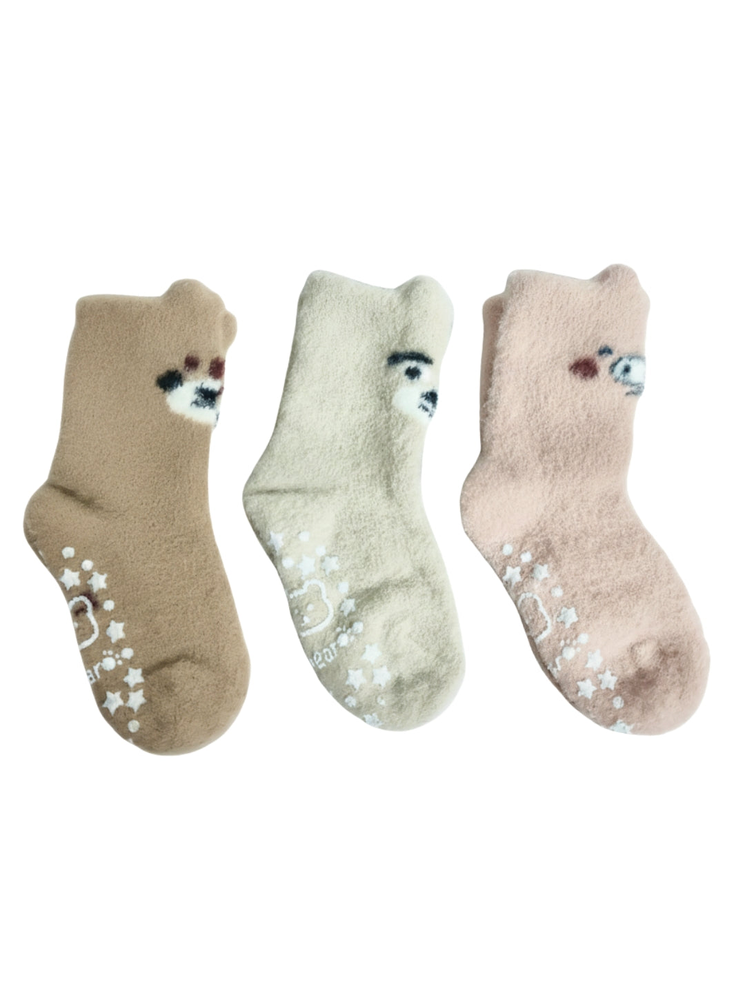 Cdeck Kids Rabbit Wool Anti-Slip Winter Socks | Soft, Warm & Comfortable | 0-4 Years