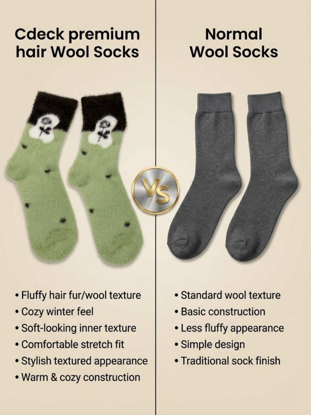 Cdeck Women’s Soft & Warm Fuzzy Winter Socks with Cute Design | Cozy Comfortable Socks | Free Size | Lime Green