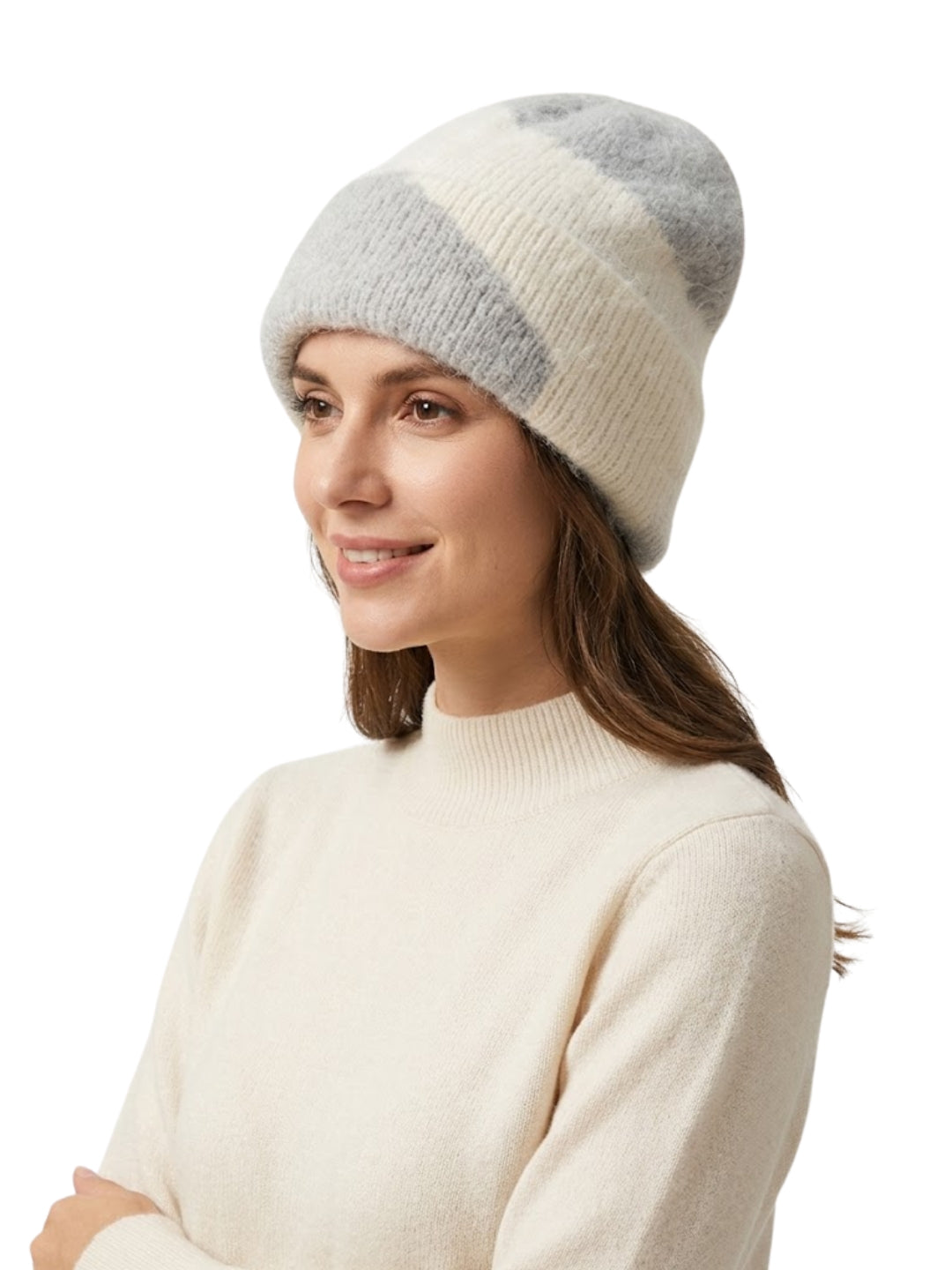 Cdeck Women Woolen Cap | Soft Knitted Winter Beanie for Women | Warm & Stylish Winter Wear | Free Size