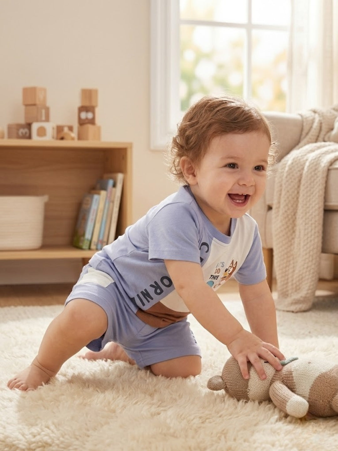 Cdeck Baby Full Sleeve T-Shirt & Pants Set | Comfortable & Stylish Baby Clothing